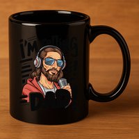 Funny Jesus IM Telling Dad Religious 11oz C Handle Ceramic Mug