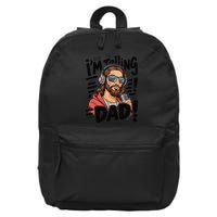 Funny Jesus IM Telling Dad Religious 16 in Basic Backpack