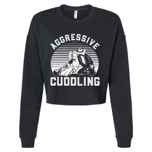 Funny Jiu Jitsu Bjj Humor Cropped Pullover Crew