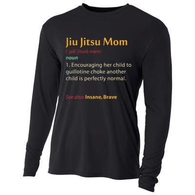 Funny Jiu Jitsu Mom Jiujitsu Mother Bjj Cooling Performance Long Sleeve Crew