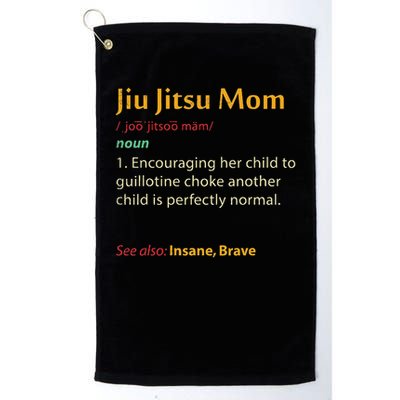 Funny Jiu Jitsu Mom Jiujitsu Mother Bjj Golf Towel