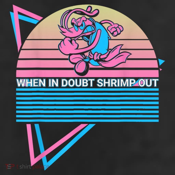 Funny Jiu Jitsu BJJ Retro When In Doubt Shrimp Out Cool Comfort Performance Bucket Hat