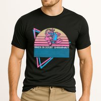 Funny Jiu Jitsu BJJ Retro When In Doubt Shrimp Out Performance Shirt