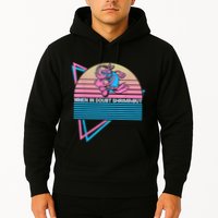 Funny Jiu Jitsu BJJ Retro When In Doubt Shrimp Out Hoodie