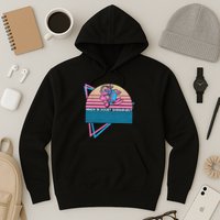 Funny Jiu Jitsu BJJ Retro When In Doubt Shrimp Out Hoodie