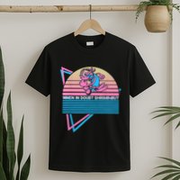 Funny Jiu Jitsu BJJ Retro When In Doubt Shrimp Out T-Shirt