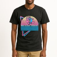 Funny Jiu Jitsu BJJ Retro When In Doubt Shrimp Out Tall T-Shirt