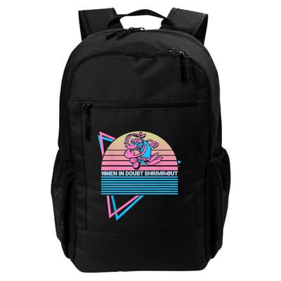 Funny Jiu Jitsu BJJ Retro When In Doubt Shrimp Out Backpack