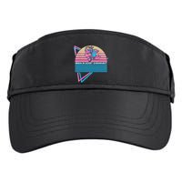 Funny Jiu Jitsu BJJ Retro When In Doubt Shrimp Out Adult Drive Performance Visor