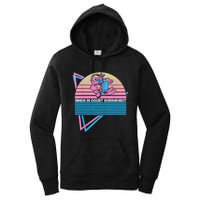 Funny Jiu Jitsu BJJ Retro When In Doubt Shrimp Out Women's Pullover Hoodie
