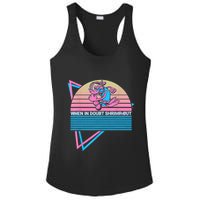 Funny Jiu Jitsu BJJ Retro When In Doubt Shrimp Out Ladies PosiCharge Competitor Racerback Tank