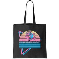 Funny Jiu Jitsu BJJ Retro When In Doubt Shrimp Out Bag