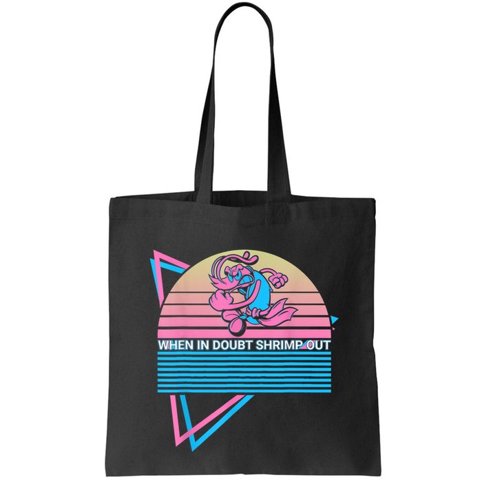 Funny Jiu Jitsu BJJ Retro When In Doubt Shrimp Out Bag