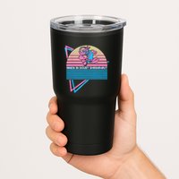 Funny Jiu Jitsu BJJ Retro When In Doubt Shrimp Out Tumbler