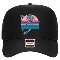 Funny Jiu Jitsu BJJ Retro When In Doubt Shrimp Out Trucker Hat