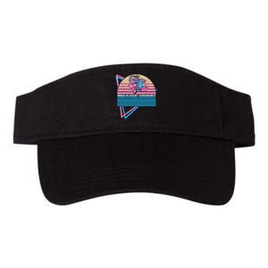 Funny Jiu Jitsu BJJ Retro When In Doubt Shrimp Out Valucap Bio-Washed Visor