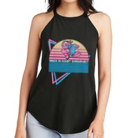 Funny Jiu Jitsu BJJ Retro When In Doubt Shrimp Out Women's Perfect Tri Rocker Tank