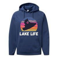 Funny Jetski Jetskiing Jet Ski Accessory For Performance Fleece Hoodie