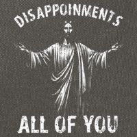 Funny Jesus Joke Disappointments All Of You Christian Humor Cotton Canvas Backpack