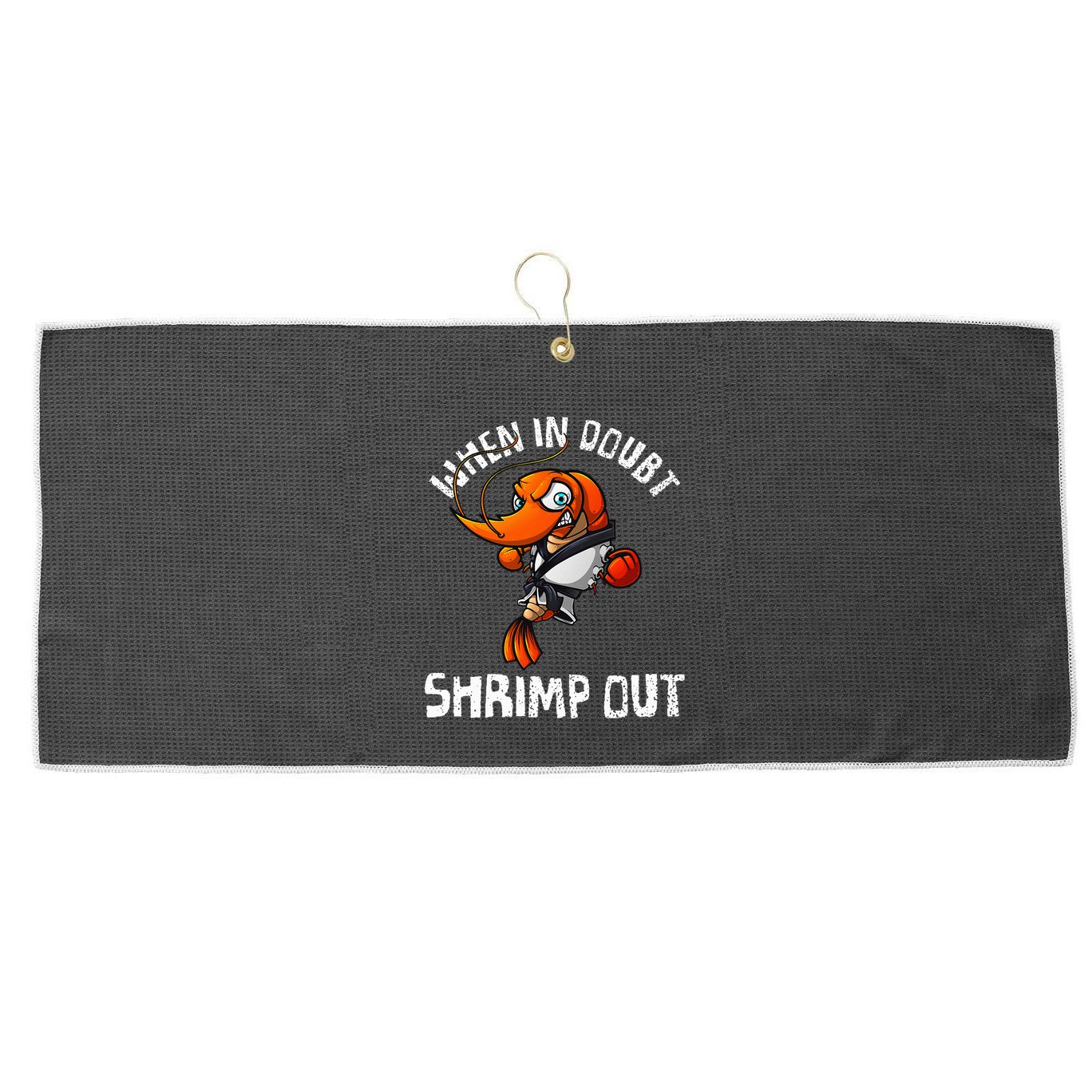 Funny Jiu Jitsu Design Brazilian Jiu Jitsu Bjj Large Microfiber Waffle Golf Towel