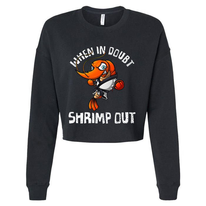 Funny Jiu Jitsu Design Brazilian Jiu Jitsu Bjj Cropped Pullover Crew