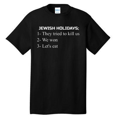 Funny Jewish Joke Holiday Humor Gift For Passover Tall T-Shirt