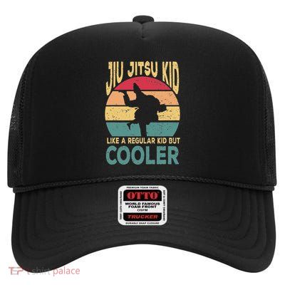 Funny Jiu Jitsu Martial Art Bjj High Crown Mesh Back Trucker Hat