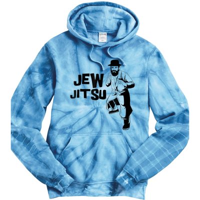 Funny Jew Jitsu Jiu Jitsu Martial Arts Tie Dye Hoodie