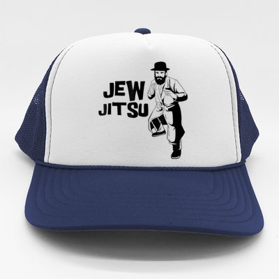 Funny Jew Jitsu Jiu Jitsu Martial Arts Trucker Hat