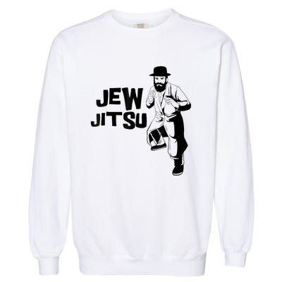 Funny Jew Jitsu Jiu Jitsu Martial Arts Garment-Dyed Sweatshirt