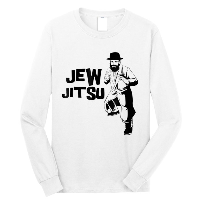 Funny Jew Jitsu Jiu Jitsu Martial Arts Long Sleeve Shirt