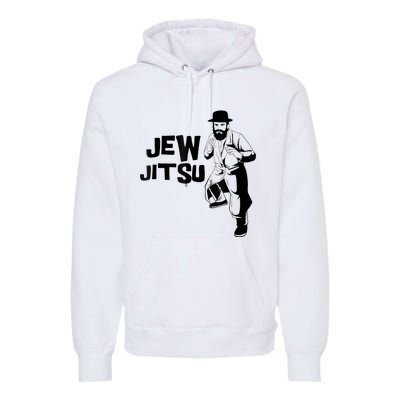 Funny Jew Jitsu Jiu Jitsu Martial Arts Premium Hoodie