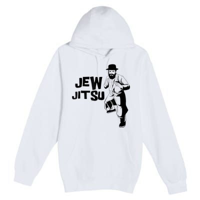 Funny Jew Jitsu Jiu Jitsu Martial Arts Premium Pullover Hoodie