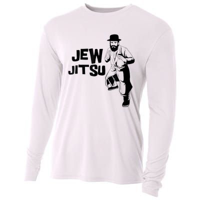 Funny Jew Jitsu Jiu Jitsu Martial Arts Cooling Performance Long Sleeve Crew