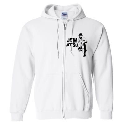 Funny Jew Jitsu Jiu Jitsu Martial Arts Full Zip Hoodie