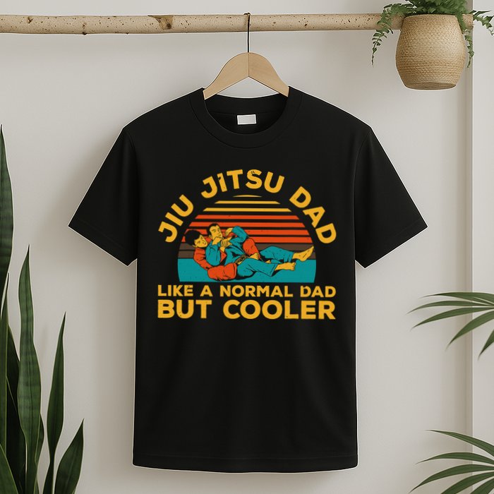 Funny Jiu Jitsu Dad For Brazilian Jiu Jitsu Lover T-Shirt