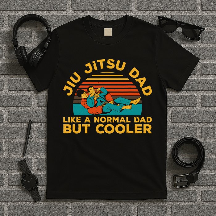 Funny Jiu Jitsu Dad For Brazilian Jiu Jitsu Lover T-Shirt