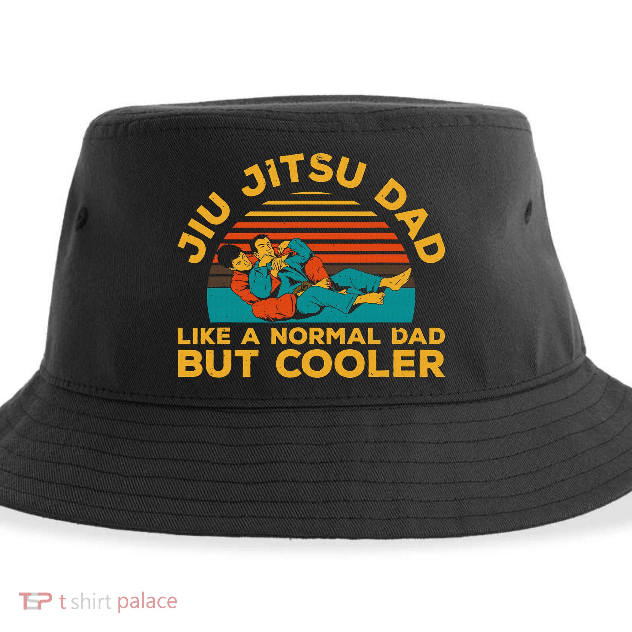 Funny Jiu Jitsu Dad For Brazilian Jiu Jitsu Lover Sustainable Bucket Hat