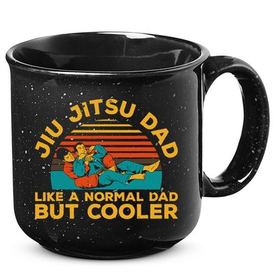 Funny Jiu Jitsu Dad For Brazilian Jiu Jitsu Lover 15oz Campfire Ceramic Mug