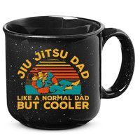 Funny Jiu Jitsu Dad For Brazilian Jiu Jitsu Lover 15oz Campfire Ceramic Mug