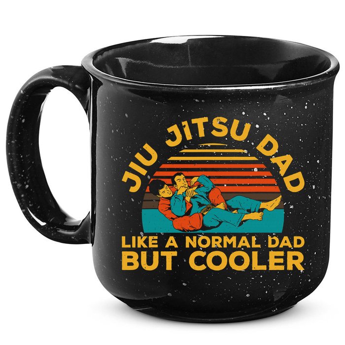 Funny Jiu Jitsu Dad For Brazilian Jiu Jitsu Lover 15oz Campfire Ceramic Mug