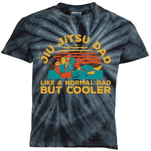 Funny Jiu Jitsu Dad For Brazilian Jiu Jitsu Lover Kids Tie-Dye T-Shirt