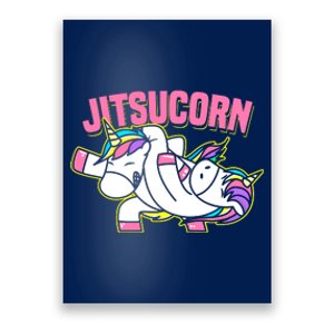 Funny Jiu Jitsu Cute Unicorn Self Defense Poster