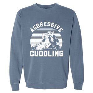 Funny Jiu Jitsu Design Garment-Dyed Sweatshirt