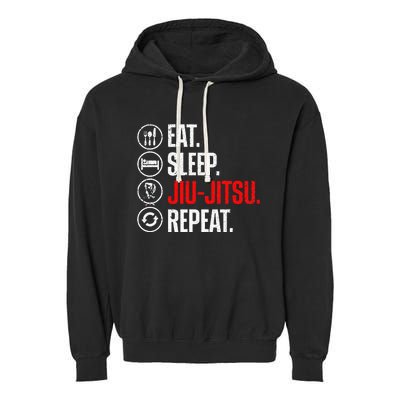 Funny Jiu Jitsu Brazilian Jiu Jitsu Bjj Garment-Dyed Fleece Hoodie