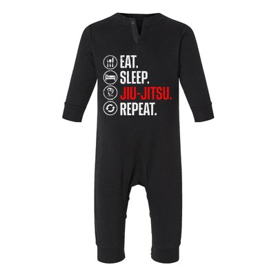 Funny Jiu Jitsu Brazilian Jiu Jitsu Bjj Infant Fleece One Piece