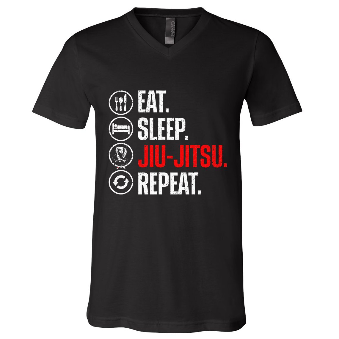 Funny Jiu Jitsu Brazilian Jiu Jitsu Bjj V-Neck T-Shirt