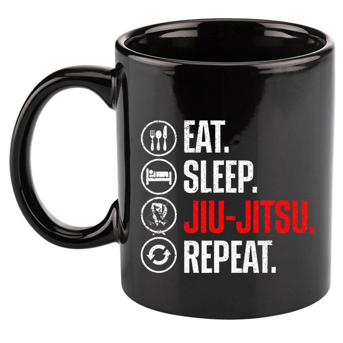 Funny Jiu Jitsu Brazilian Jiu Jitsu Bjj 11oz C Handle Ceramic Mug