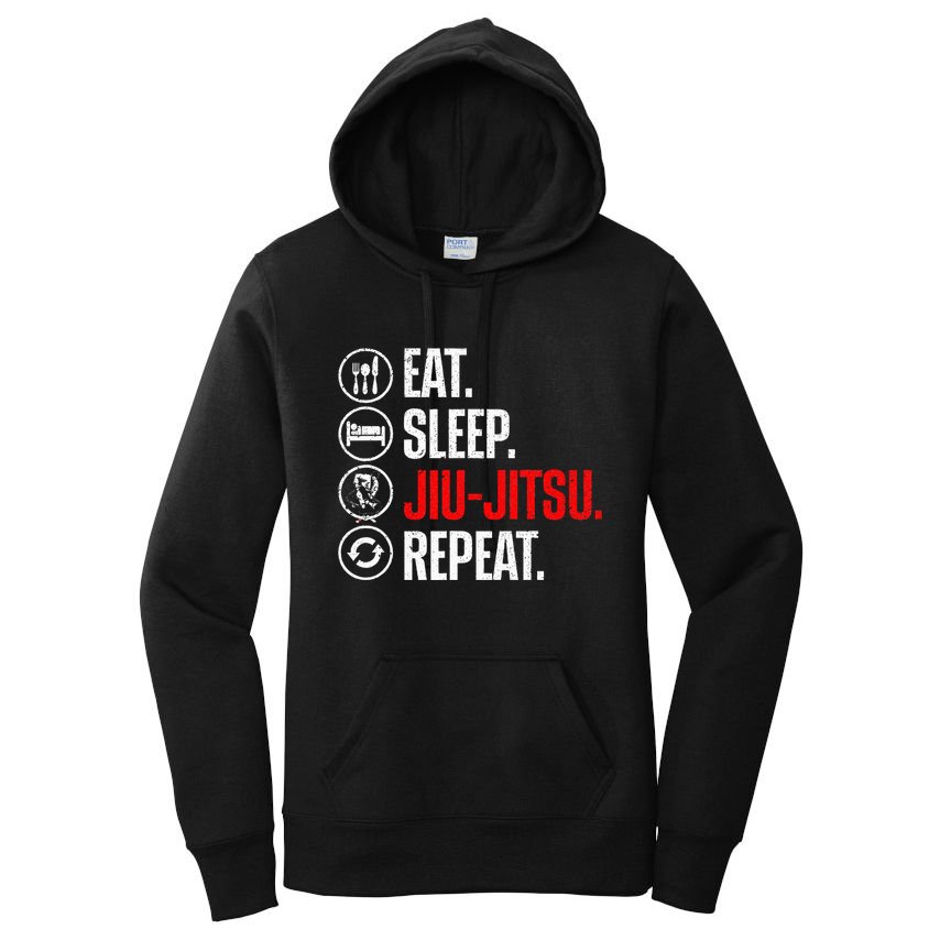 Funny Jiu Jitsu Brazilian Jiu Jitsu Bjj Women's Pullover Hoodie
