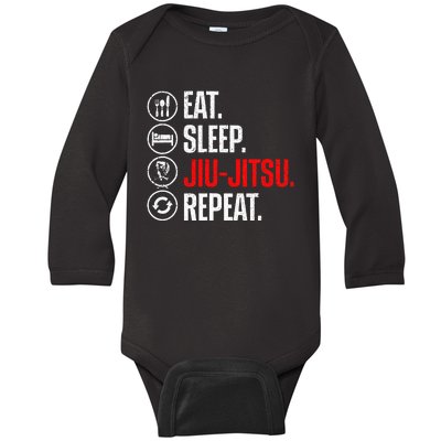 Funny Jiu Jitsu Brazilian Jiu Jitsu Bjj Baby Long Sleeve Bodysuit